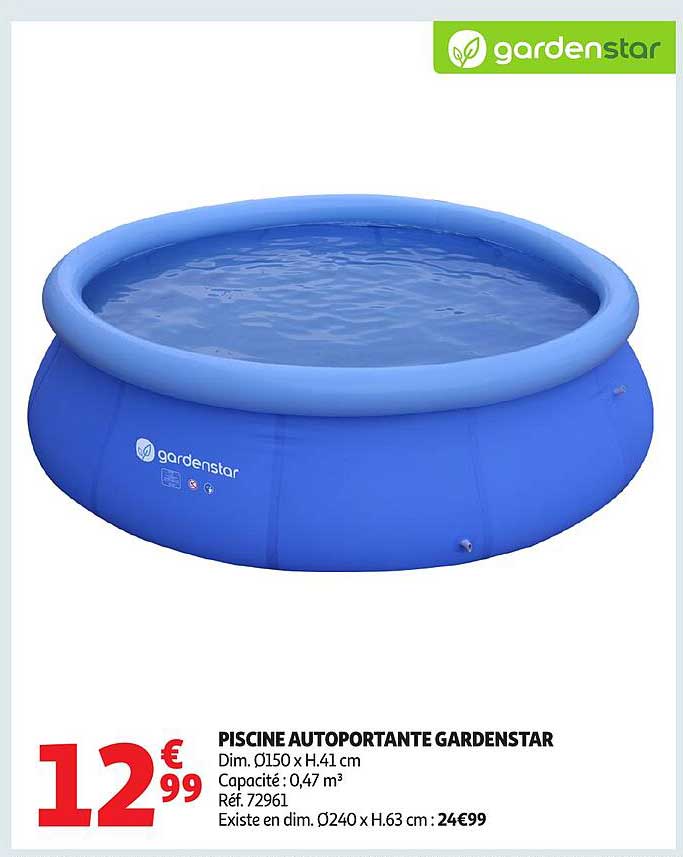 PISCINE AUTOPORTANTE GARDENSTAR