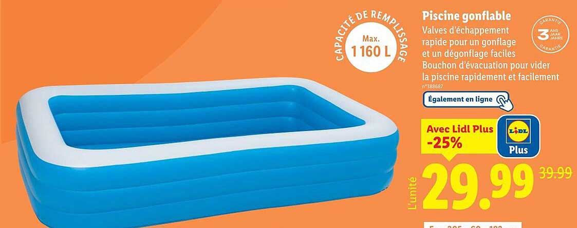 Piscine gonflable