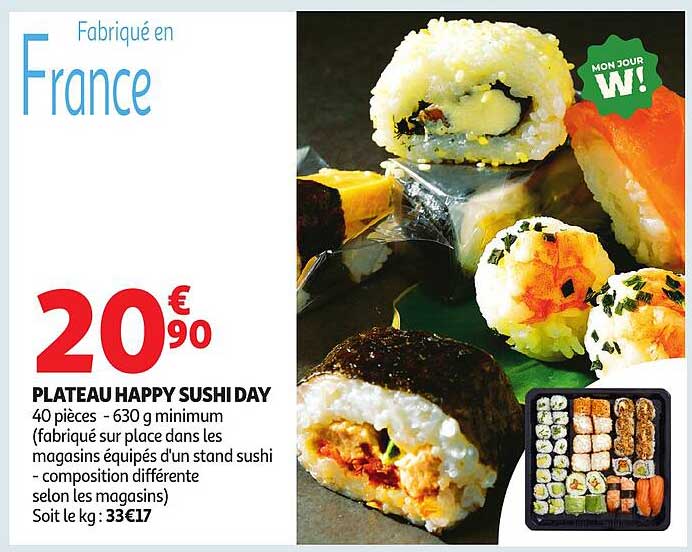 PLATEAU HAPPY SUSHI DAY