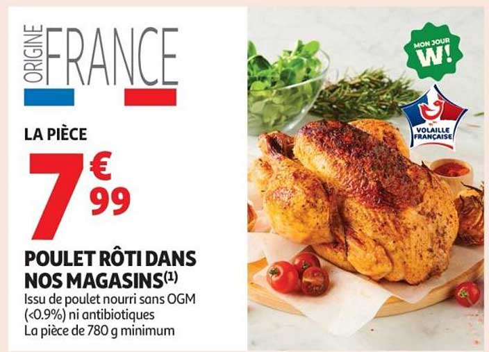 POULET RÔTI DANS NOS MAGASINS