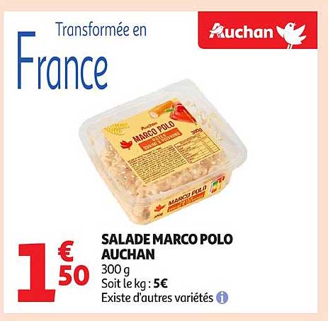 SALADE MARCO POLO AUCHAN