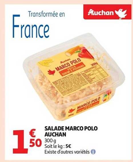 SALADE MARCO POLO AUCHAN