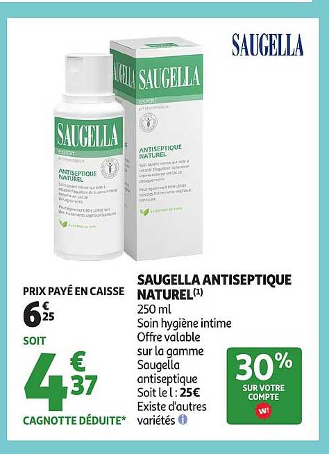 SAUGELLA ANTISEPTEIQUE NATUREL