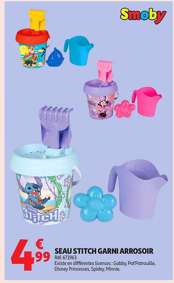 SEAU STITCH GARNI ARROSOIR