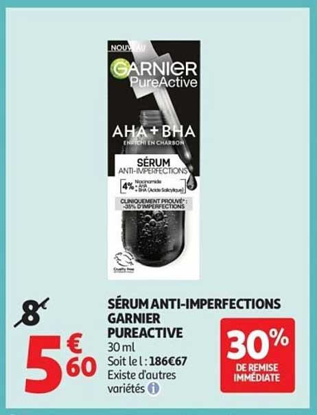 SÉRUM ANTI-IMPERFECTIONS GARNIER PUREACTIVE