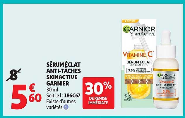 SÉRUM ÉCLAT ANTI-TÂCHES SKINACTIVE GARNIER