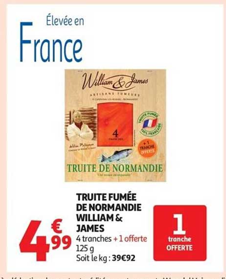 TRUITE FUMÉE DE NORMANDIE WILLIAM & JAMES