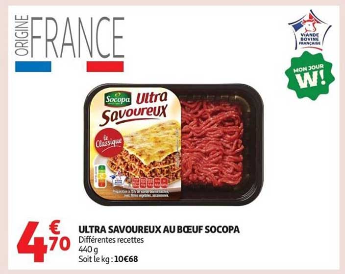 ULTRA SAVOUREUX AU BŒUF SOCOPA