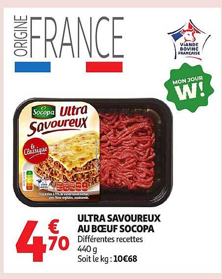 ULTRA SAVOUREUX AU BŒUF SOCOPA