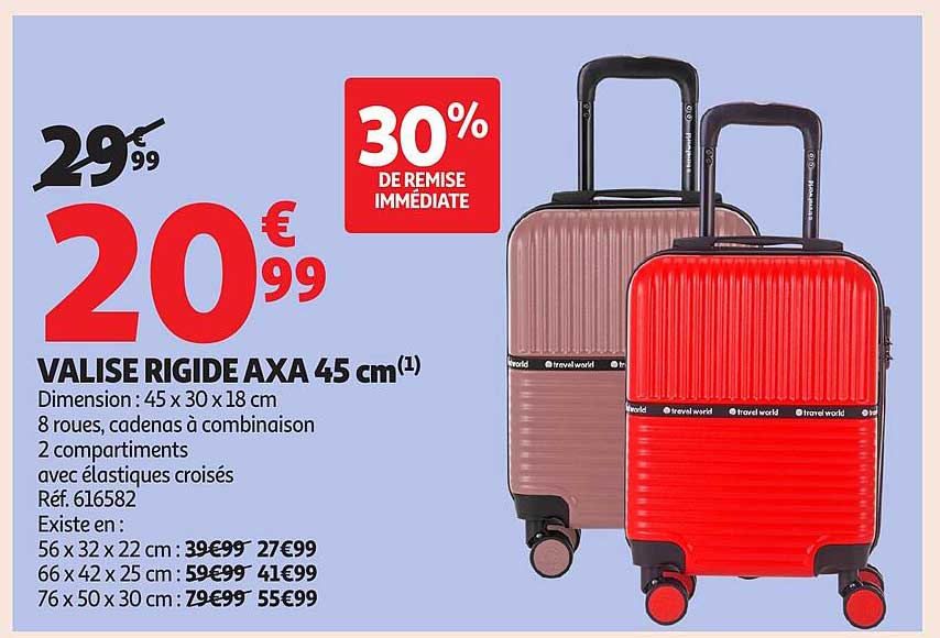 VALISE RIGIDE AXA 45 cm