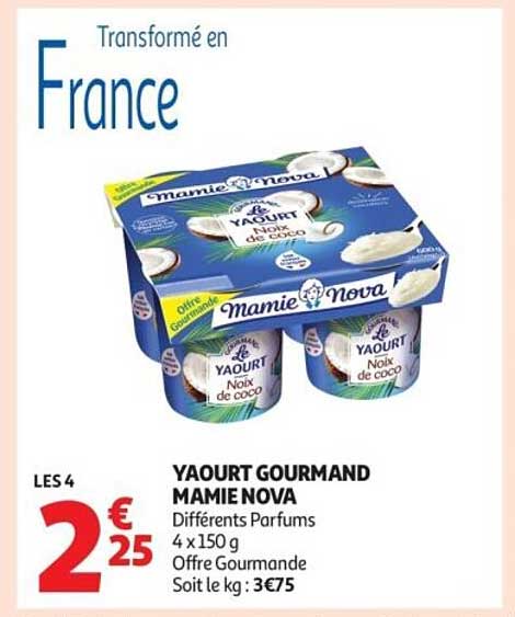 YAOURT GOURMAND MAMIE NOVA
