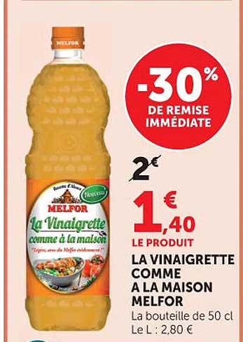 -30% DE REMISE IMMÉDIATE