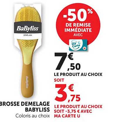 -50% de remise immédiate avec ma carte U