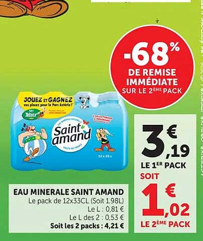 -68% DE REMISE IMMÉDIATE SUR LE 2ÈME PACK
