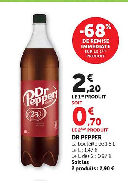-68% DE REMISE IMMÉDIATE SUR LE 2ÈME PRODUIT