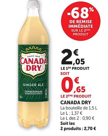-68% DE REMISE IMMÉDIATE SUR LE 2ÈME PRODUIT