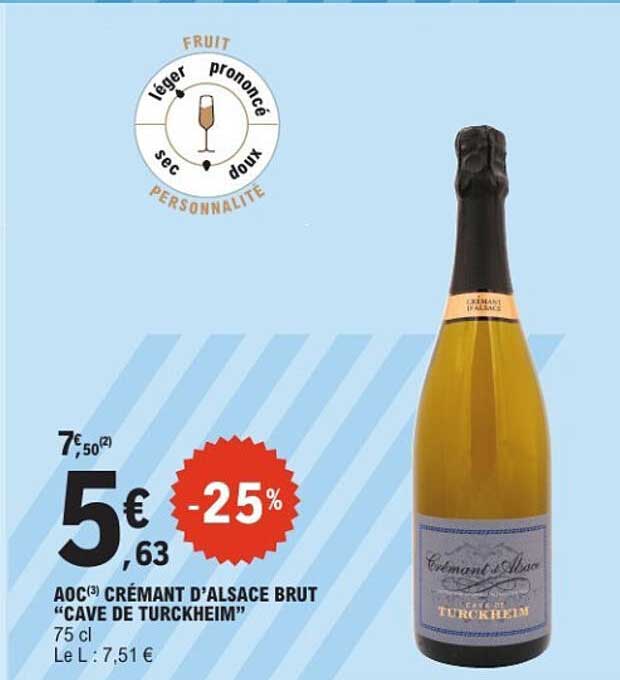 AOC CRÉMANT D’ALSACE BRUT “CAVE DE TURCKHEIM”