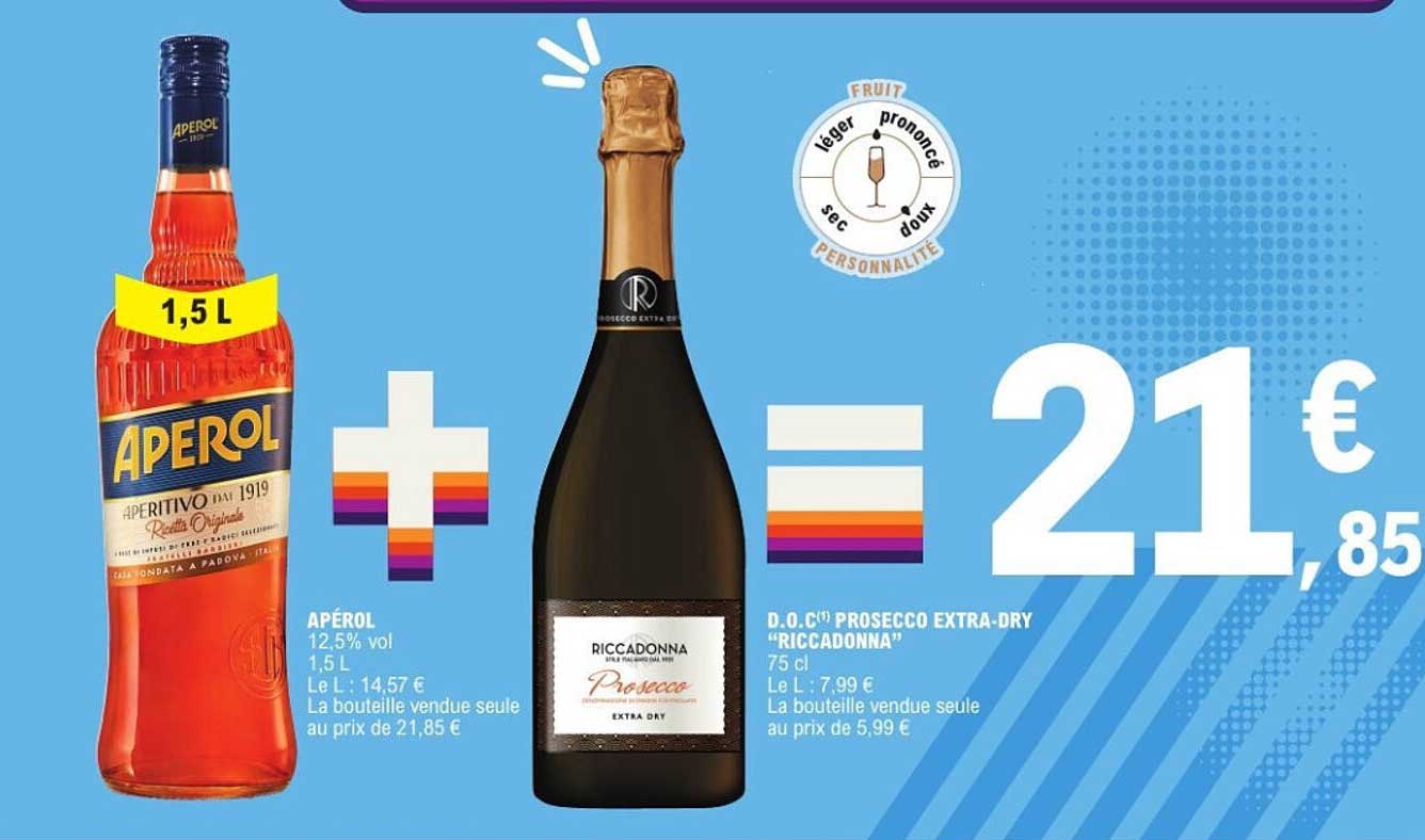 APÉROL 12,5% vol 1,5 L