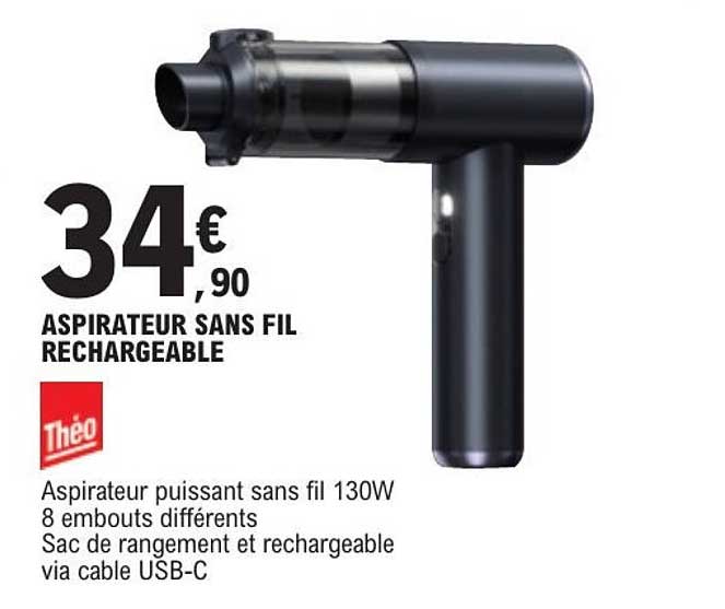 ASPIRATEUR SANS FIL RECHARGEABLE