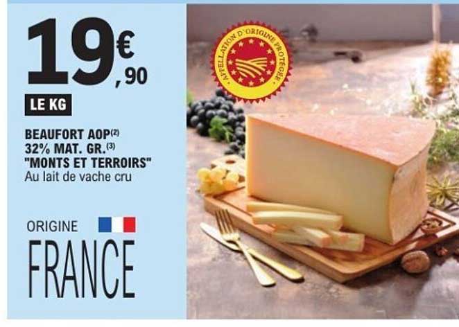 BEAUFORT AOP 32% MAT. GR. "MONTS ET TERROIRS"