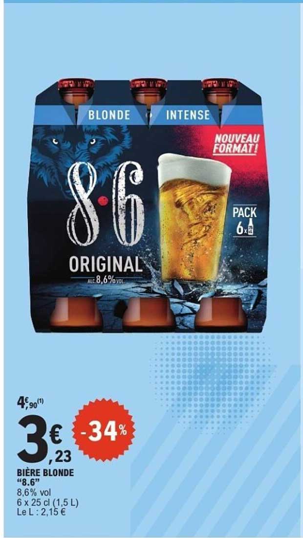 BIÈRE BLONDE “8.6”