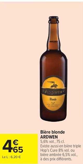 Bière blonde ARDWEN