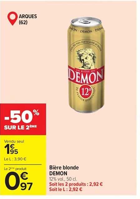 Bière blonde DEMON