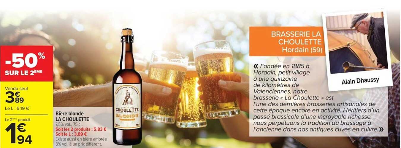 Bière blonde LA CHOULETTE