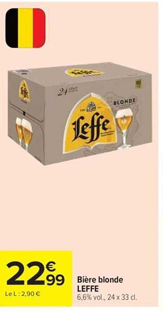 Bière blonde LEFFE