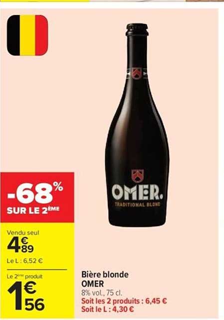 Bière blonde OMER