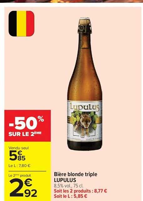 Bière blonde triple LUPULUS