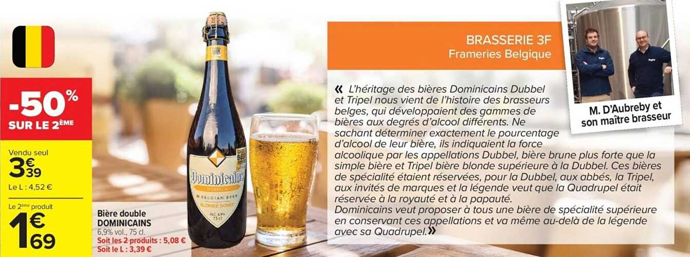 Bière double DOMINICAINS