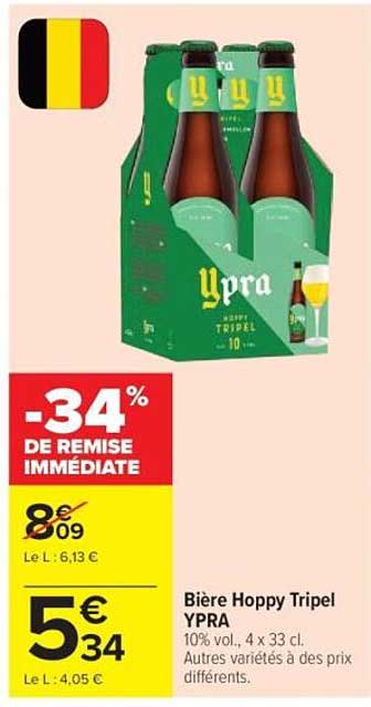 Bière Hoppy Tripel YPRA