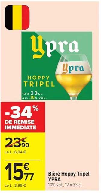 Bière Hoppy Tripel YPRA