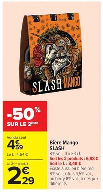 Bière Mango SLASH