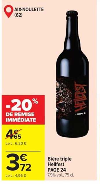 Bière triple Hellfest