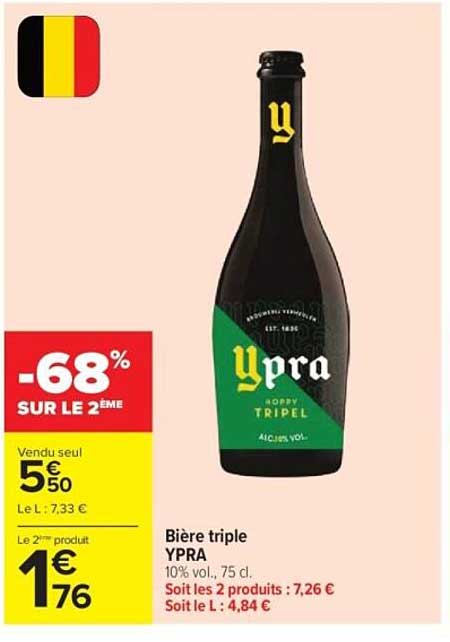 Bière triple YPRA