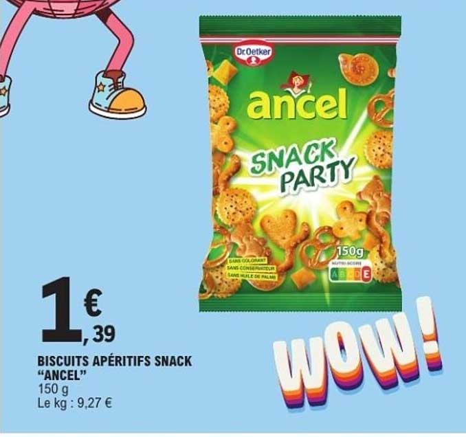 BISCUITS APÉRITIFS SNACK “ANCEL”