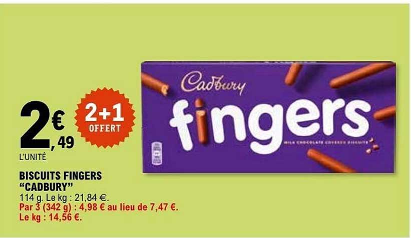 BISCUITS FINGERS “CADBURY”