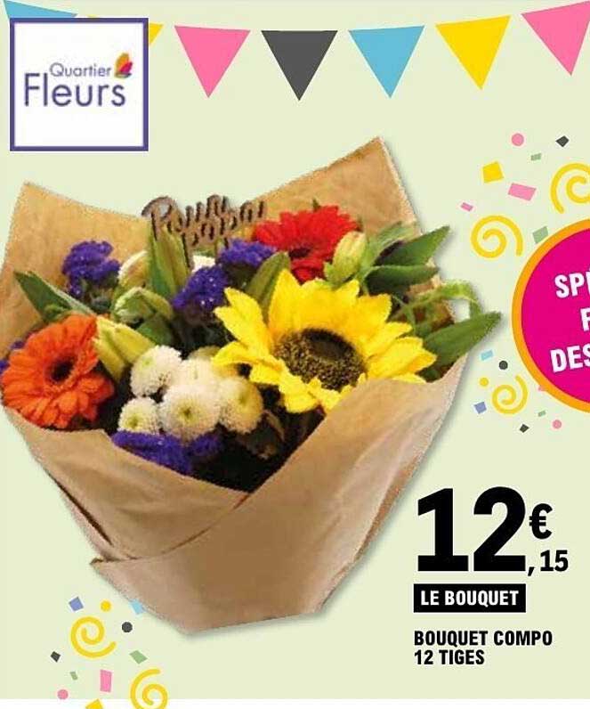 BOUQUET COMPO 12 TIGES
