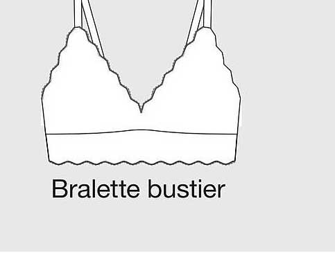 Bralette bustier