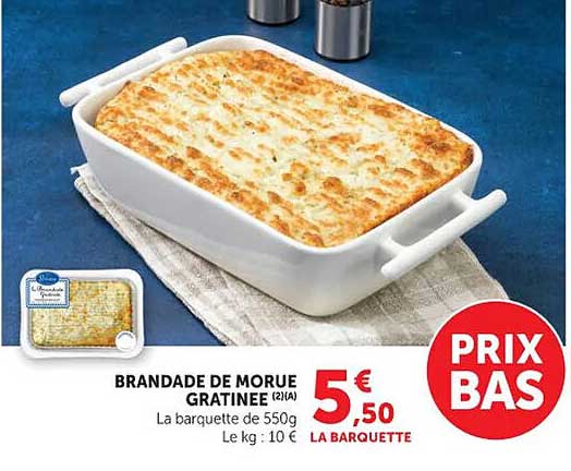 BRANDADE DE MORUE GRATINÉE (2X)