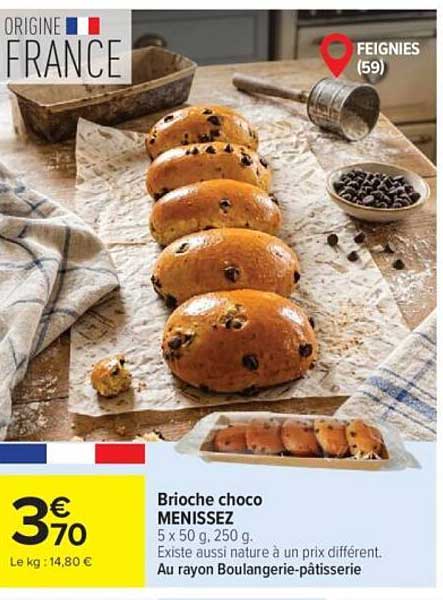 Brioche choco MENISSEZ