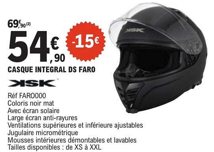 CASQUE INTEGRAL DS FARO