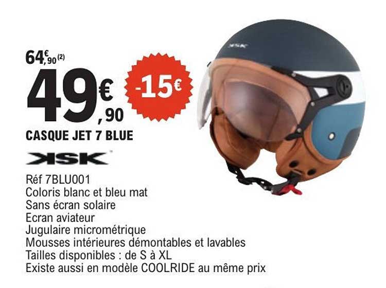 CASQUE JET 7 BLUE