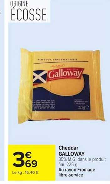 Cheddar GALLOWAY