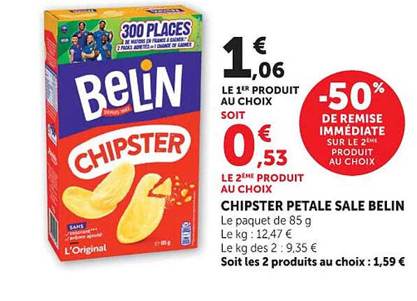 CHIPSTER PETALE SALE BELIN