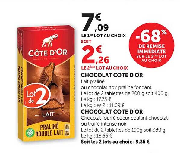CHOCOLAT COTE D'OR