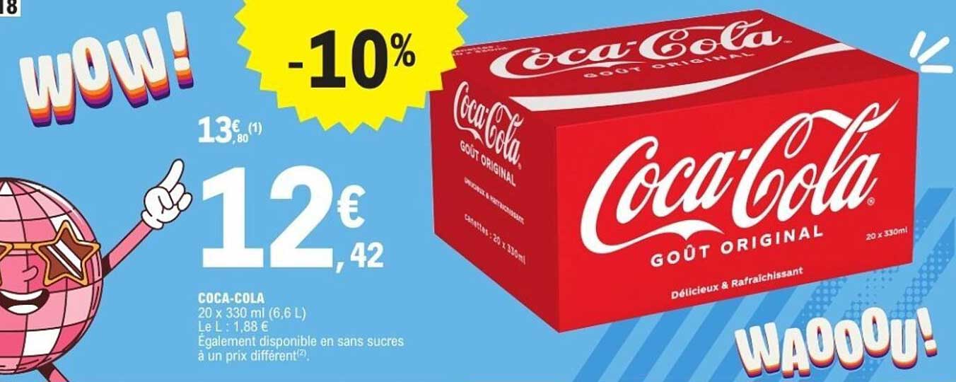 COCA-COLA 20 x 330 ml (6,6 L)