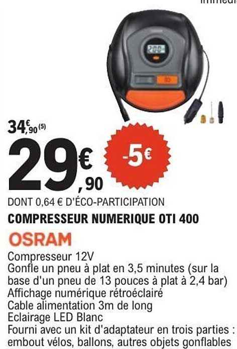 COMPRESSEUR NUMERIQUE OTI 400